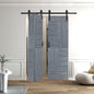 S Series Double Bi-Fold Door ( 4 Panels ) With Hardware Track - Assembly Needed