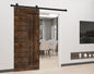 L Style Finished Single Sliding Barn Door With Hardware Kit (Assembly Needed)(Custom Size Avalaible)