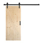 Z Style Finished Single Sliding Barn Door With Hardware Kit (Assembly Needed)(Custom Size Avalaible)