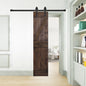 K Style Finished Single Sliding Barn Door(Hardware Kit NOT Included)(Assembly Needed) (Custom Size Avalaible)