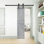 K Style Finished Single Sliding Barn Door(Hardware Kit NOT Included)(Assembly Needed) (Custom Size Avalaible)