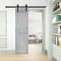 K Style Finished Single Sliding Barn Door(Hardware Kit NOT Included)(Assembly Needed) (Custom Size Avalaible)