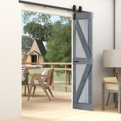 K Series Bi-Fold Single Door ( 2 panels ) With Hardware Track - Assembly Needed